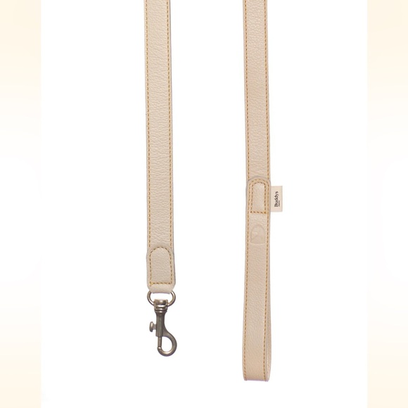 Buddys Dogwear Leather Collar & Leash Set - Picture 2 of 8